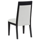 Brookmead Dining Side Chair Grey and Black (Set of 2)