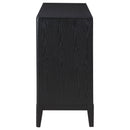 Brookmead 4-door Sideboard Buffet Storage Cabinet Black
