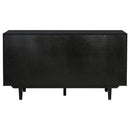 Middleton 4-door Sideboard Server with Dual Drawers Black