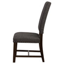Twain Upholstered Dining Side Chair Beige (Set of 2)