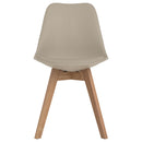 Caballo Polypropylene Dining Side Chair Grey (Set of 2)