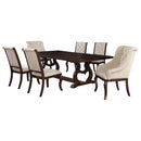 Brockway  Extension Leaf Dining Set Antique Java