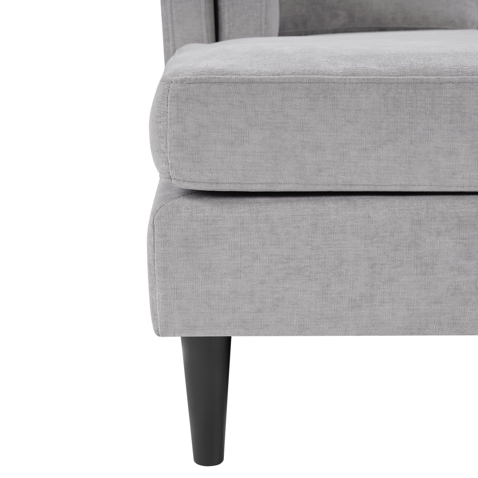 Chaise Lounge Sofa Bed With Dual Layer Armrests For Living Room