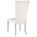 Kerwin Velvet Upholstered Dining Side Chair Grey (Set of 2)