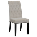 Alana Velvet Upholstered Dining Arm Chair Brown