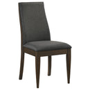 Wes  Rectangular Dining Table Set Dark Walnut