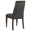 Wes  Rectangular Dining Table Set Dark Walnut