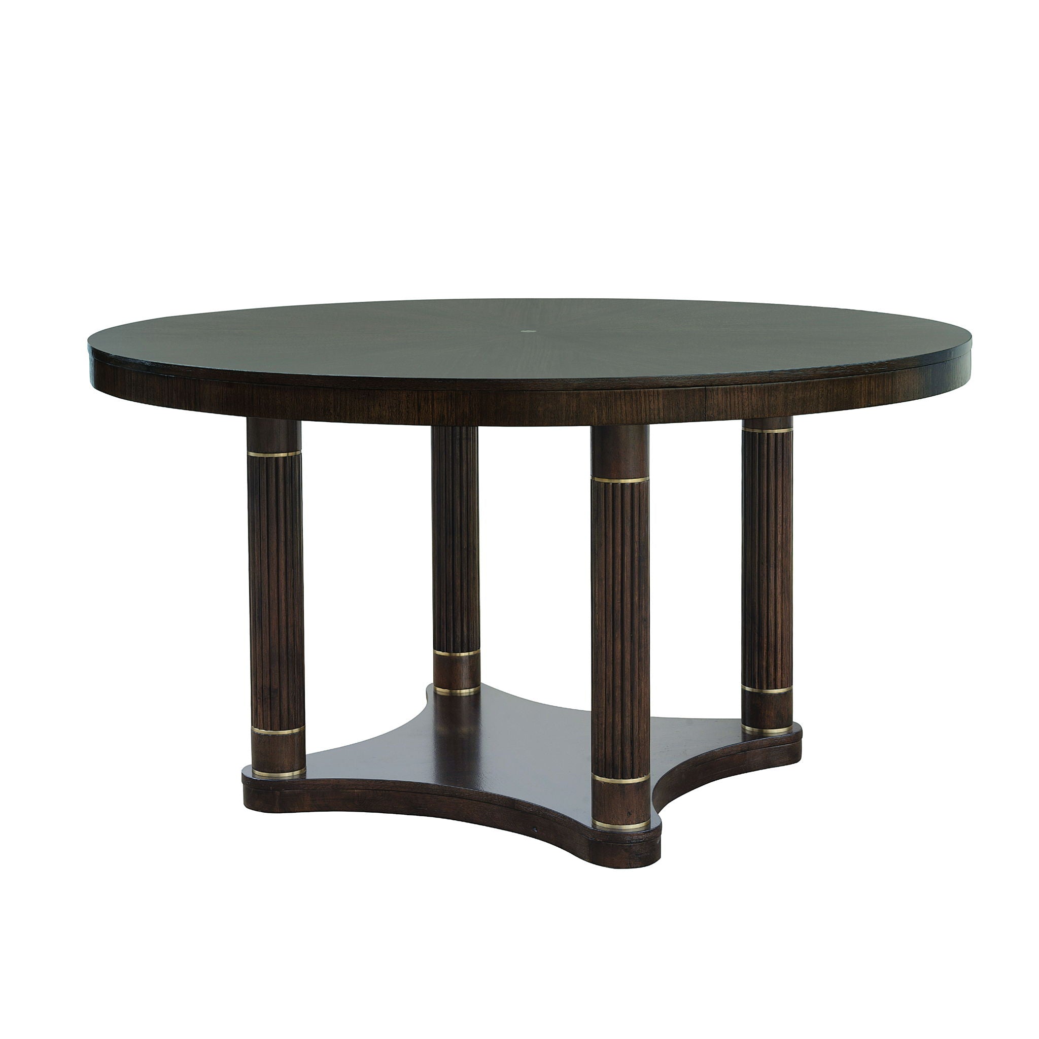 Asher Park - Round Dining Table - Brown