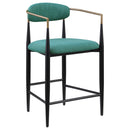 Tina Fabric Upholstered Bar Chair Green (Set of 2)