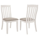 Nogales Wood Dining Side Chair Coastal Grey (Set of 2)