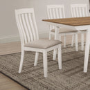 Nogales Wood Dining Side Chair Coastal Grey (Set of 2)