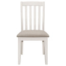 Nogales Wood Dining Side Chair Coastal Grey (Set of 2)