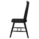 Andrews Windsor Spindle  Dining Side Chair White (Set of 2)