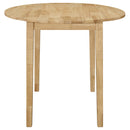 Bucknell  Round Drop Leaf Dining Table Set Cappuccino