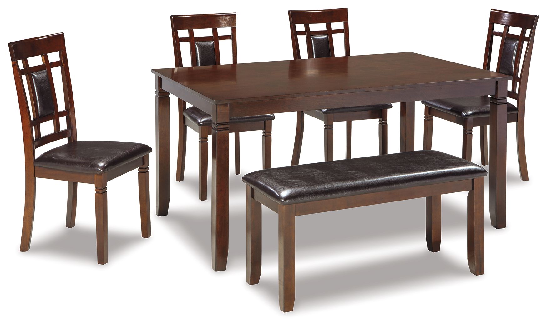 Bennox - Dining Room Table Set (Set of 6) - Brown