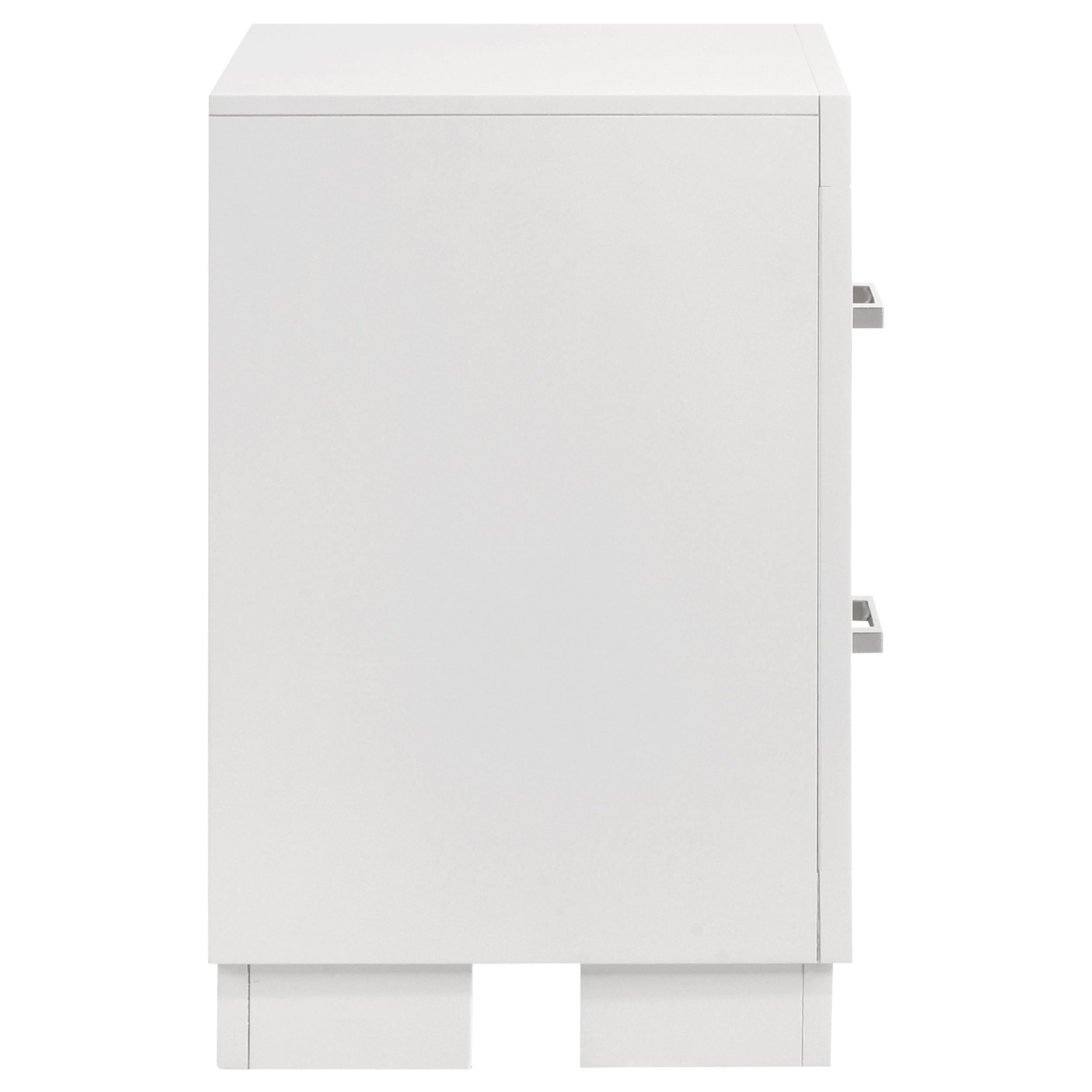 Diamond Modern Furniture COA Jessica 2-Drawer Nightstand 202992 IMAGE 8