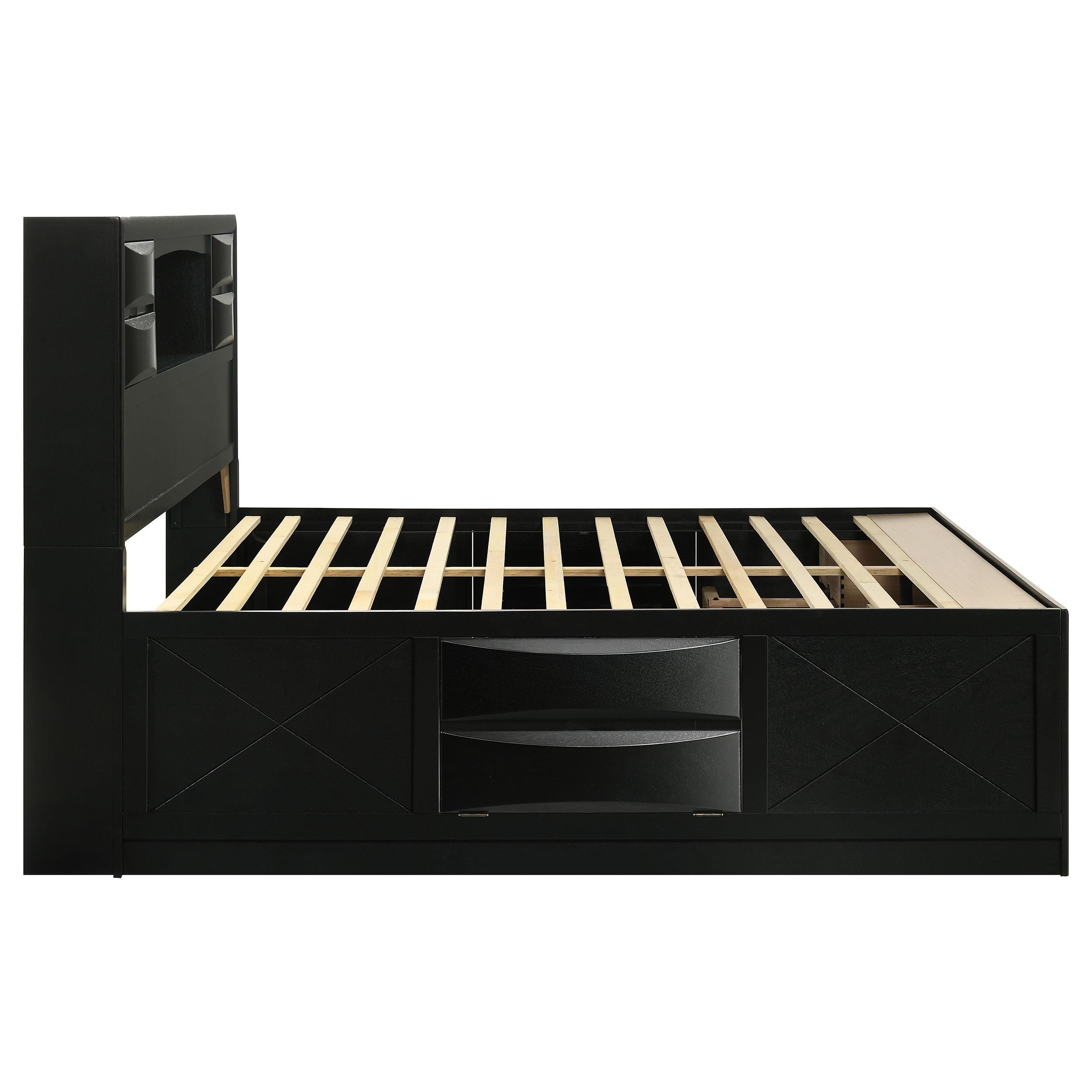 Diamond Modern Furniture COA Briana King Bed with Storage 202701KE IMAGE 5