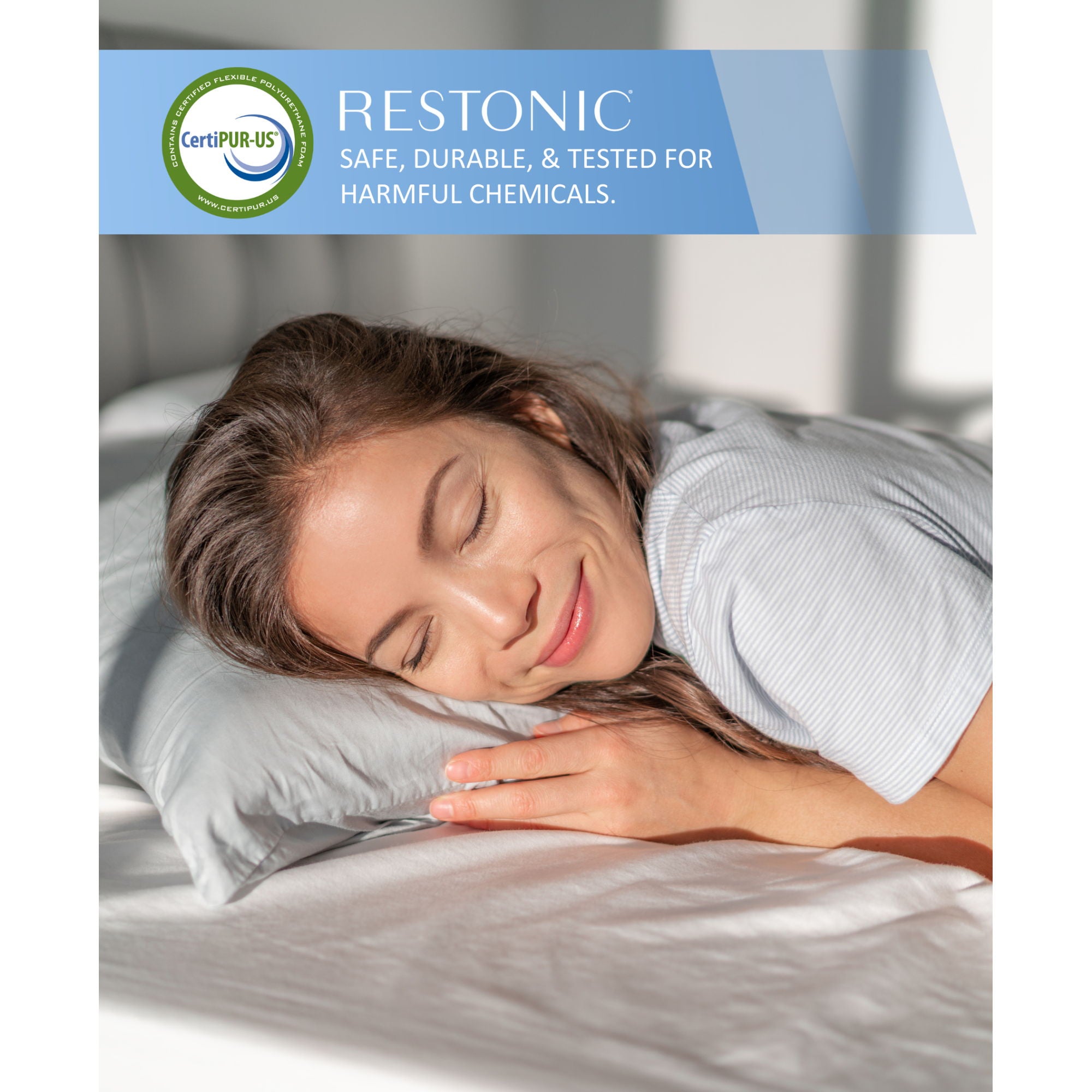 Comfort Care - 12" Hybrid Euro Top Mattress Plush Comfort, Foam