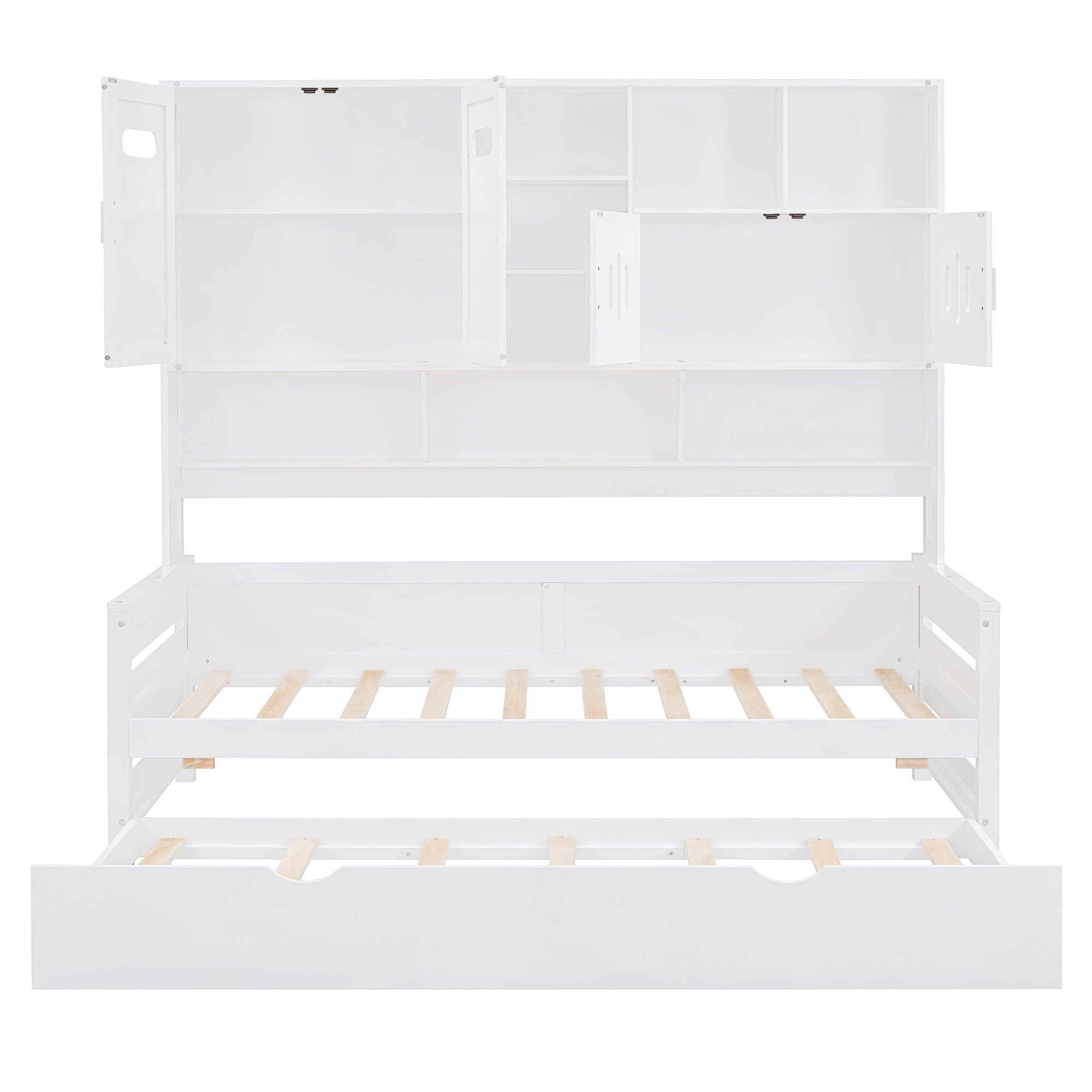 Daybed & All-In-One Cabinet And Shelf