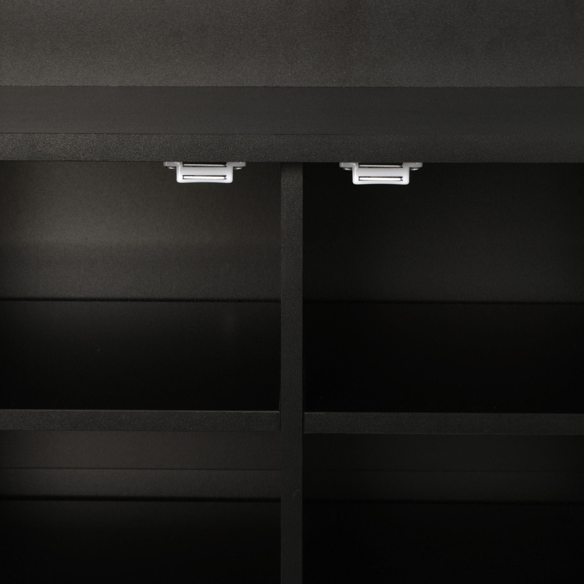 Entryway Bench With Coat Rack, 3 In 1 Design And Adjustable Shelves