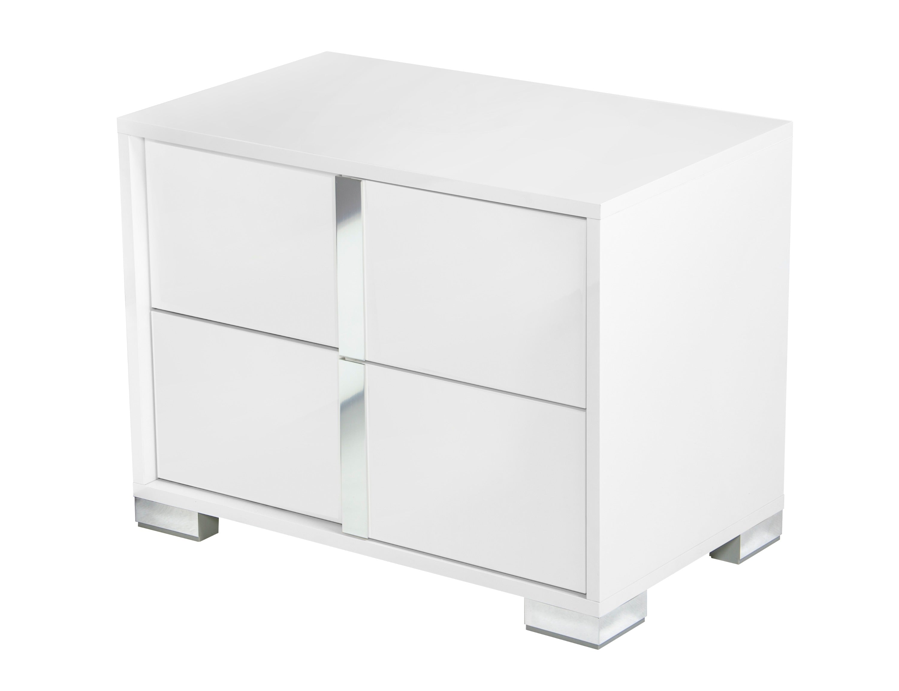 Modrest San Marino Modern White Nightstand