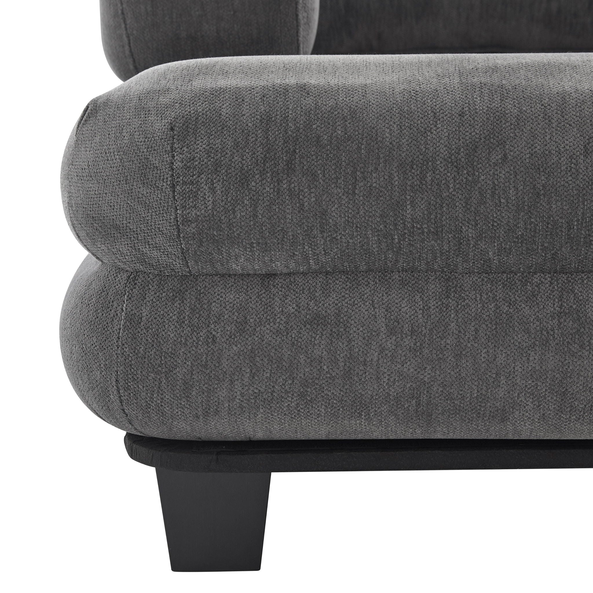 Oversized Chaise Lounge Sofa Bed With Deep Seat And Layered Armrests