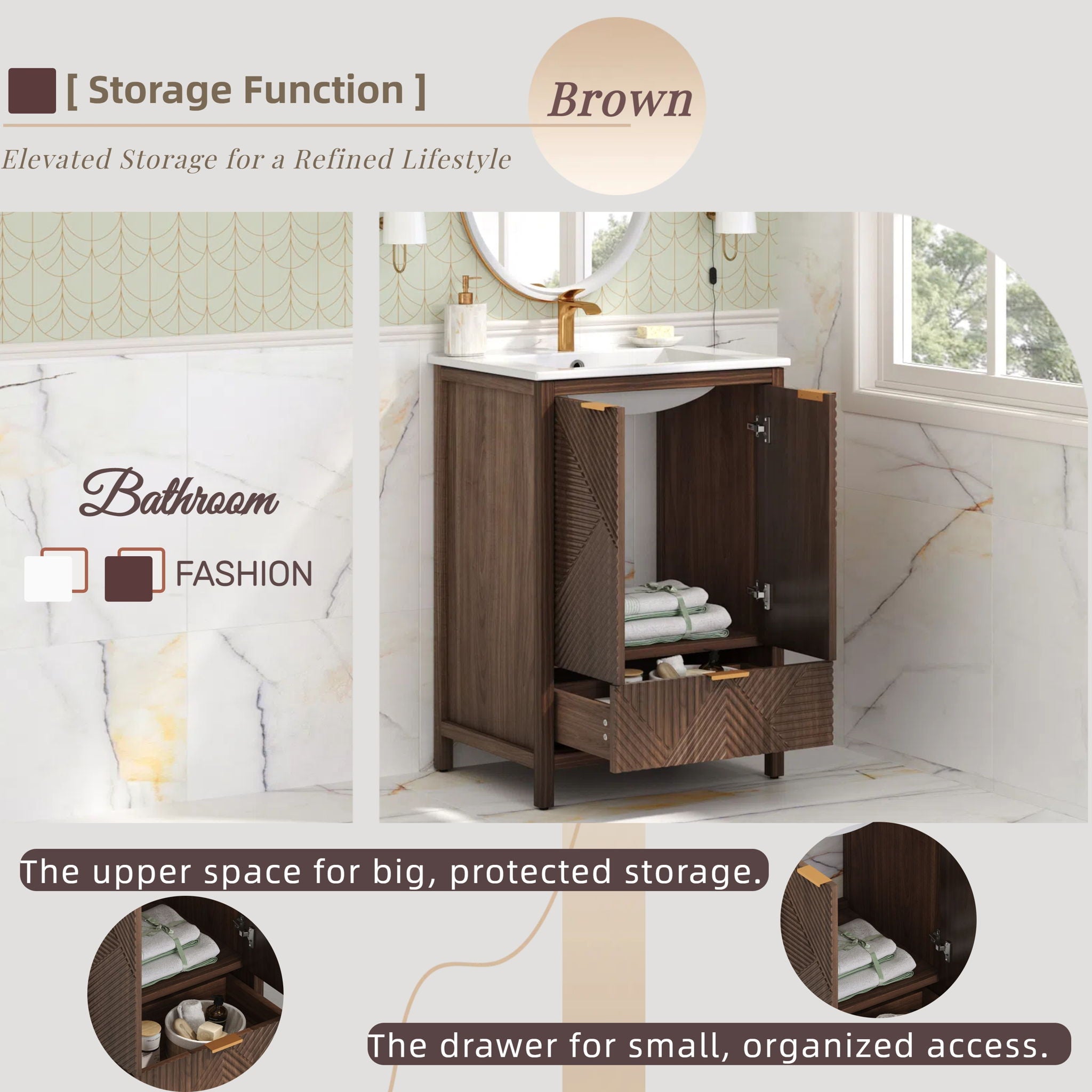 Modern Bathroom Vanity With Sink Combo