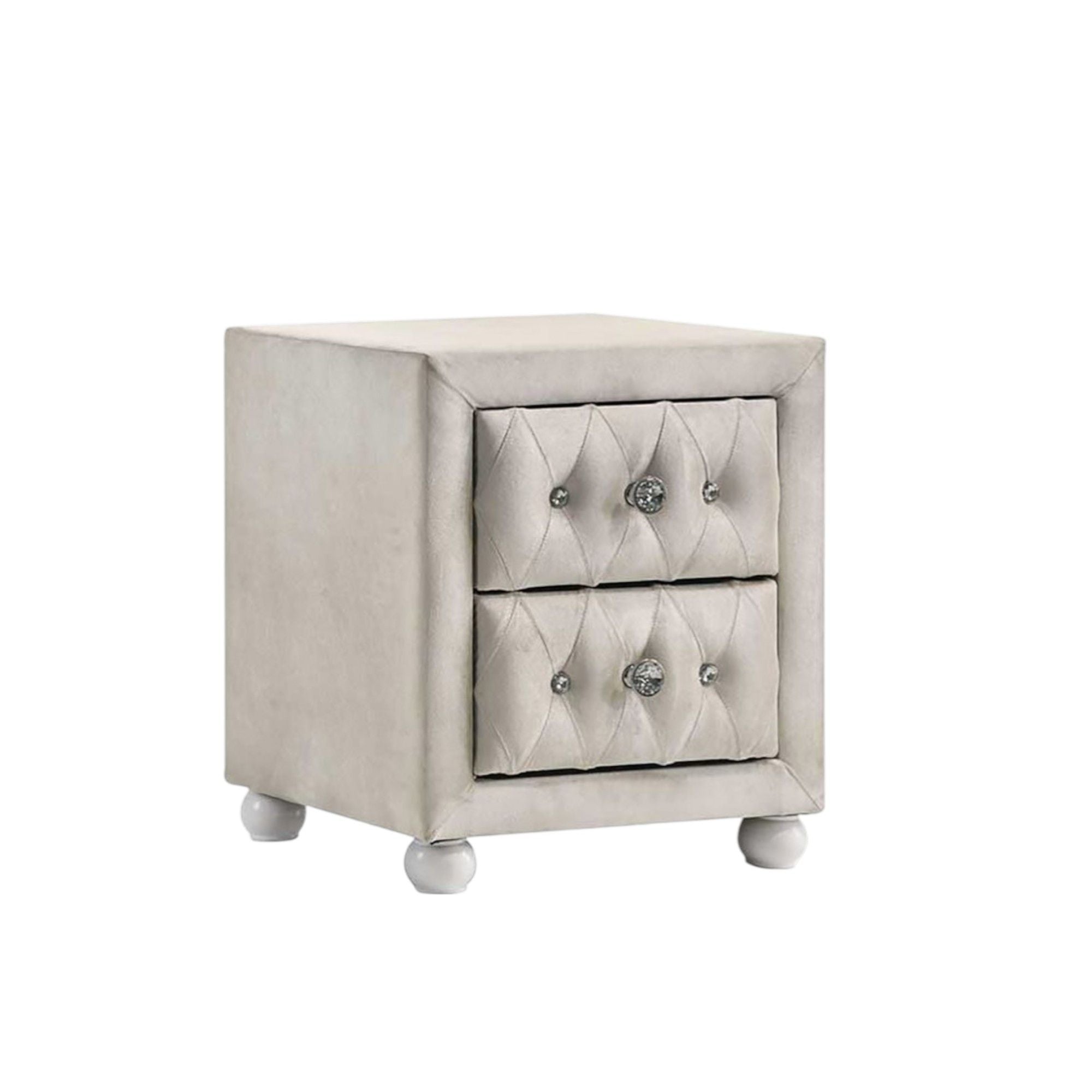 Reggie - Nightstand - Beige