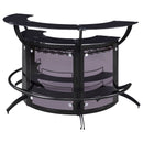 Dallas  Curved Freestanding Home Bar Cabinet