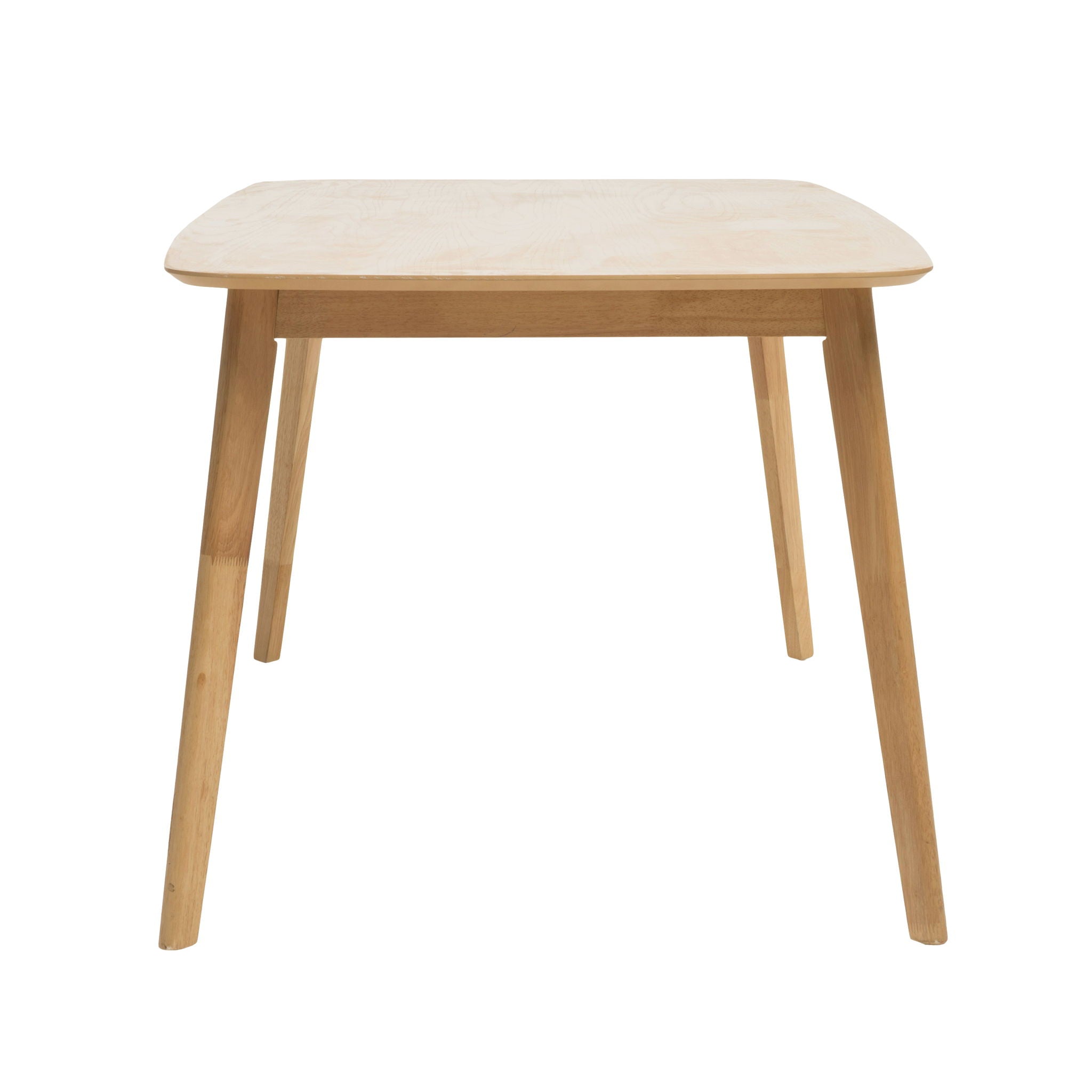Retro Dining Table With Faux Wood Top