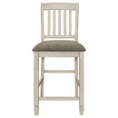 Sarasota  Drop Leaf Counter Dining Set Rustic Cream