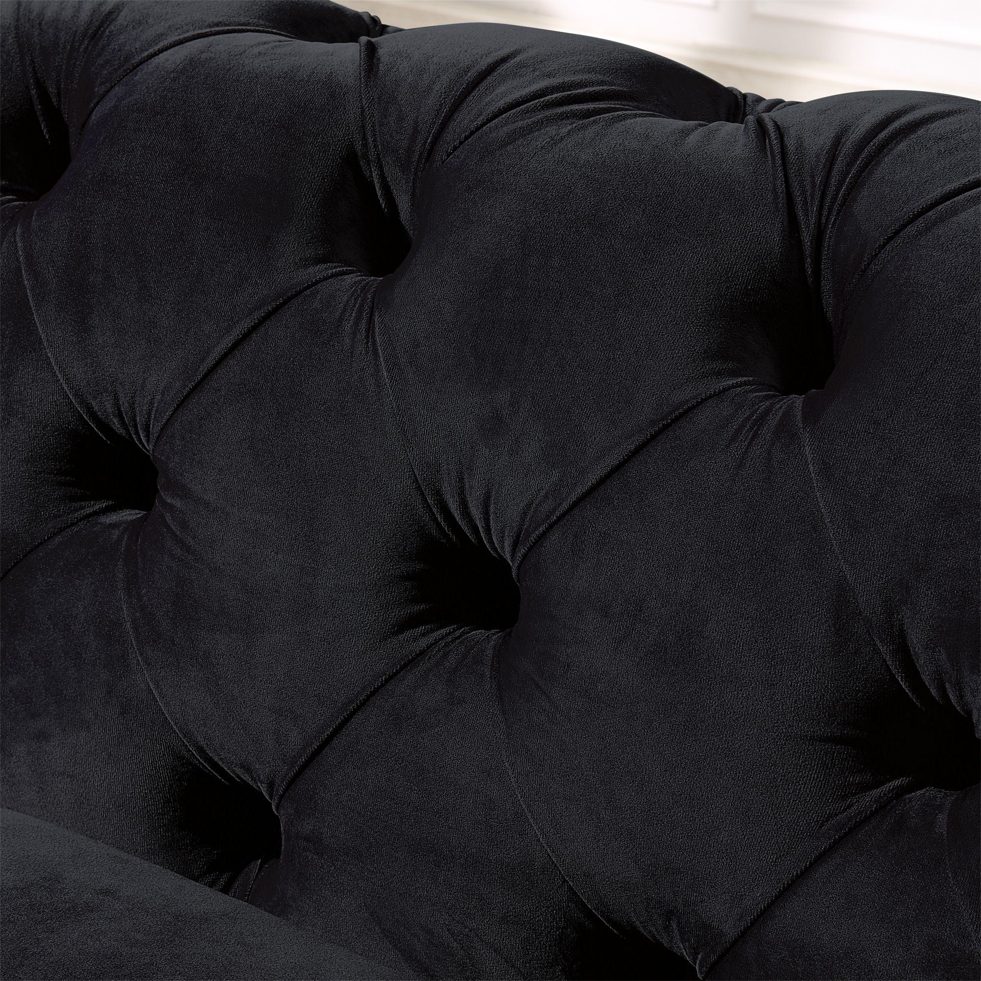 Accent Chair With Diamond Button Tufting, Matching Throw Pillow