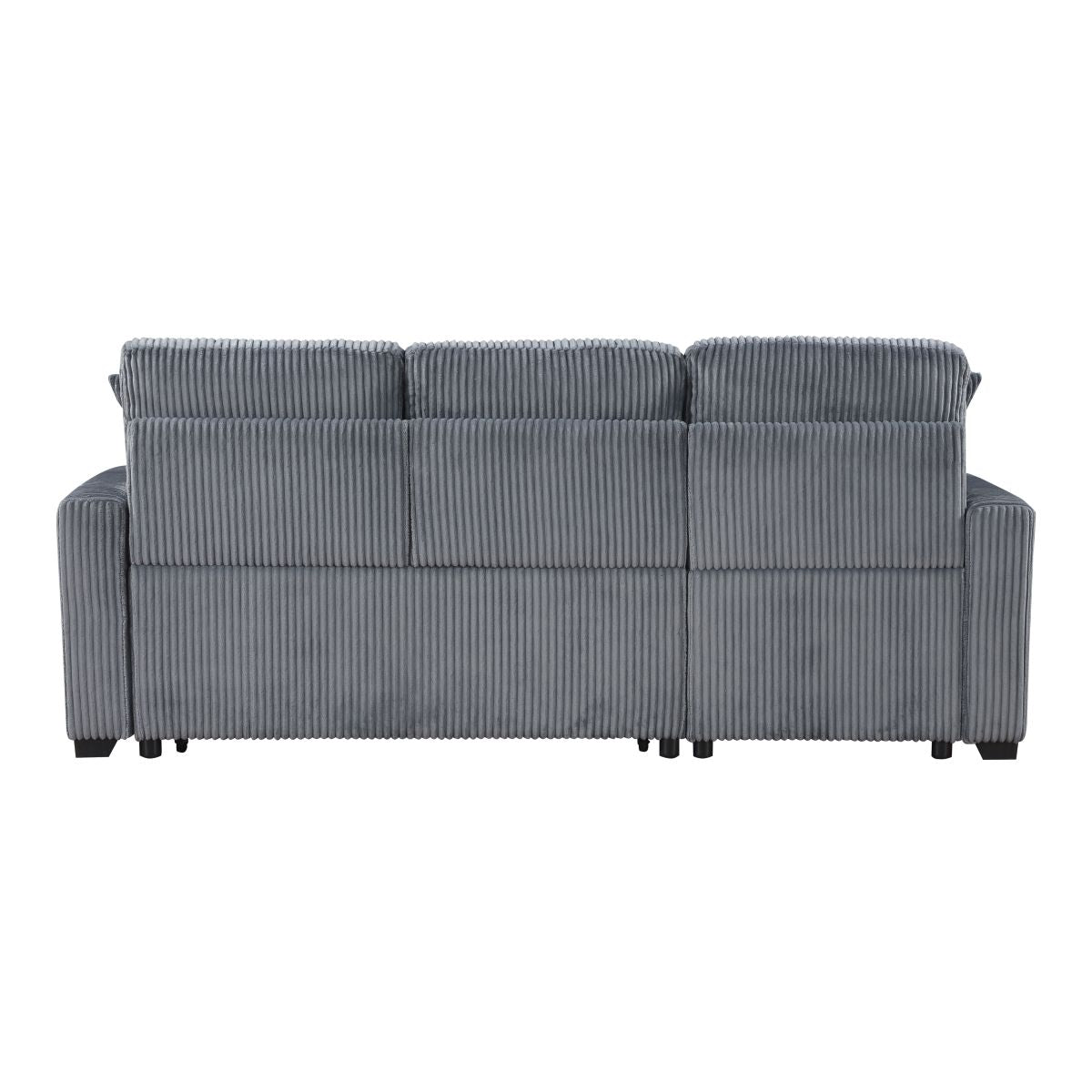 Rhett - 3 Piece Reversible Sectional With Pull-Out Bed And Hidden Storage