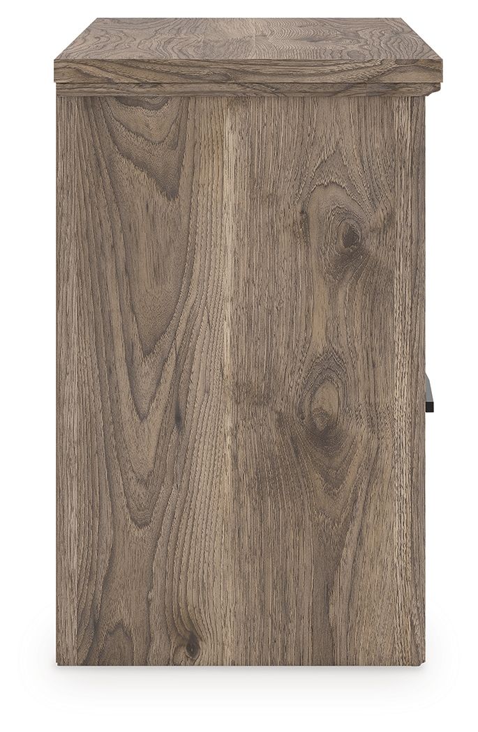 Rusticott - Two Drawer Night Stand - Brown