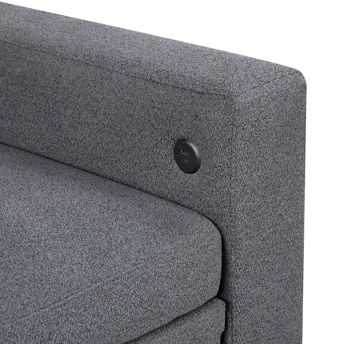 Robinson - Loveseat With Pull-Out Bed, Shelves And Charging Ports