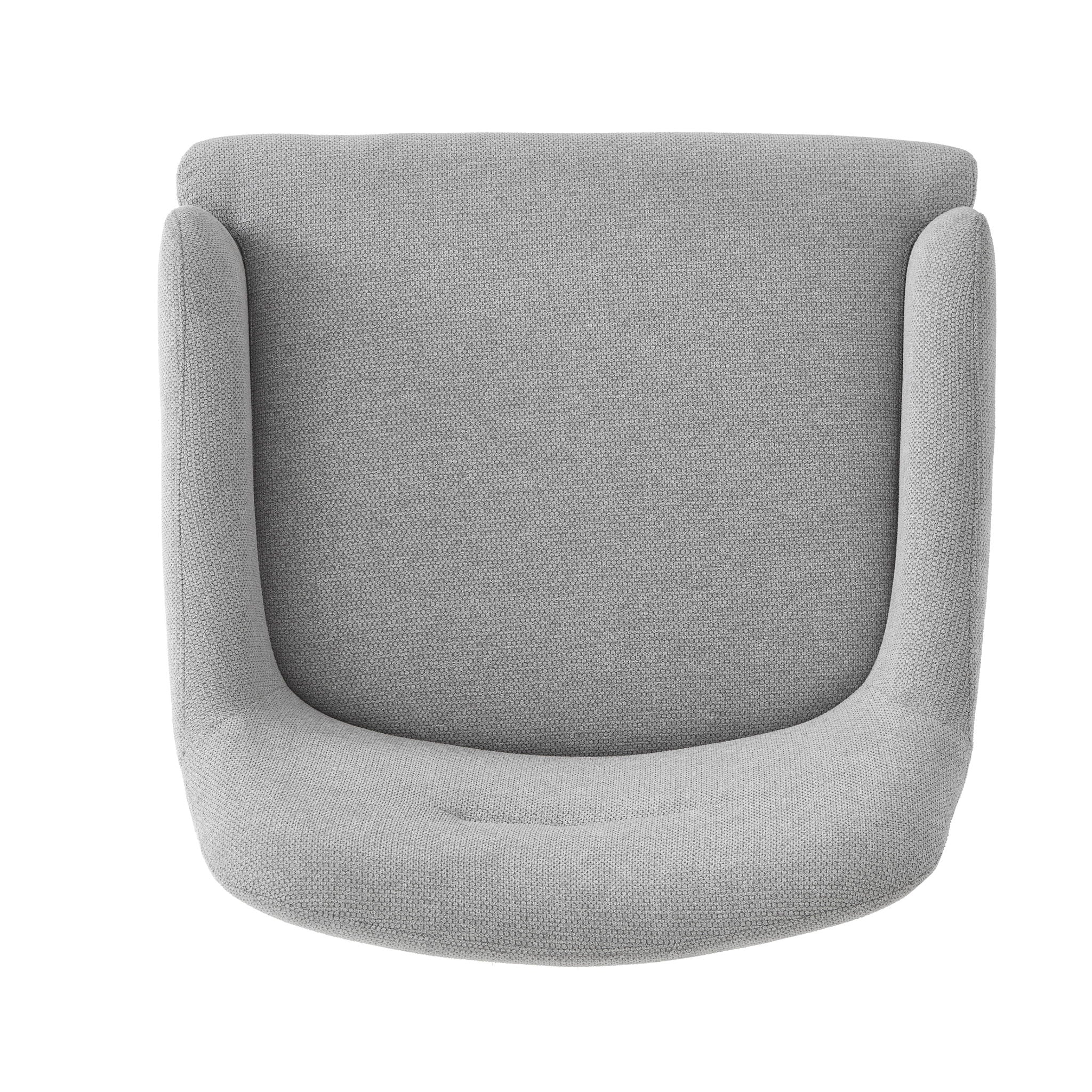 Modern Elegance Accent Chair With Curved Backrest