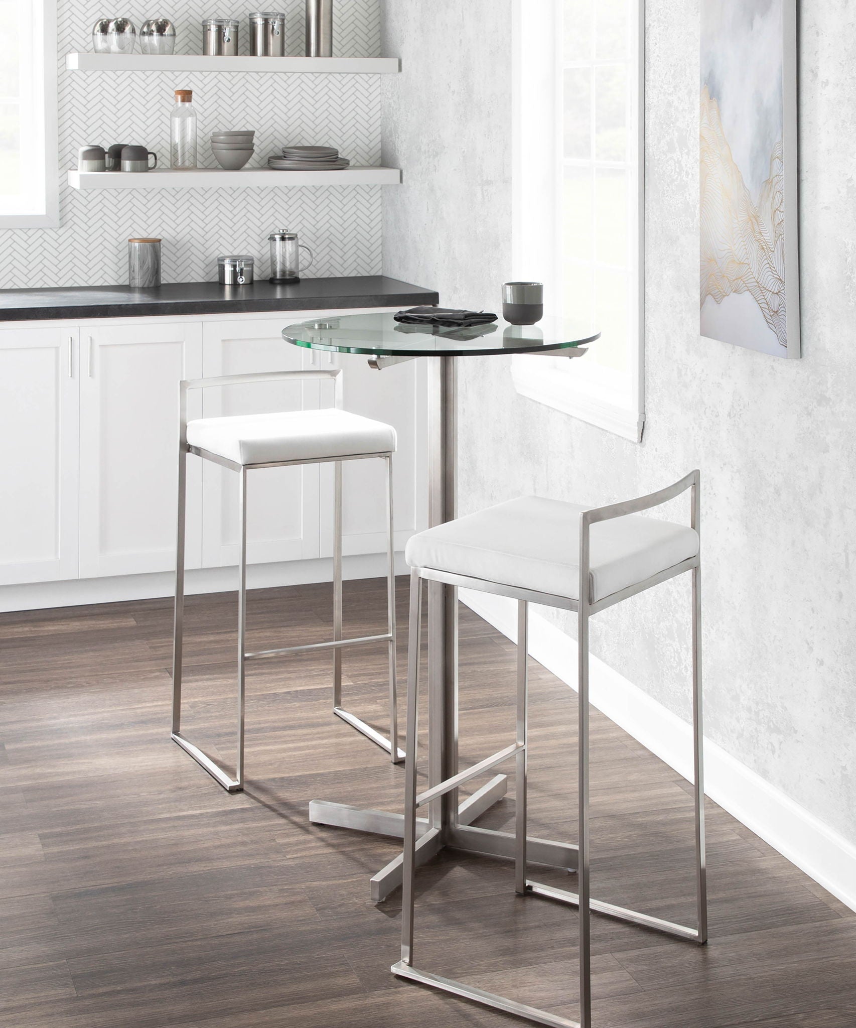 Fuji - Contemporary And Elegant Design Stackable Barstool