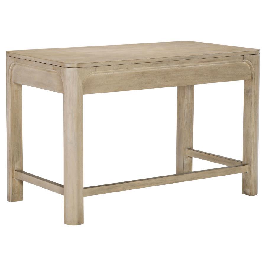 Solano - 2-Drawer Makeup Table Vanity Desk - Weathered Mango