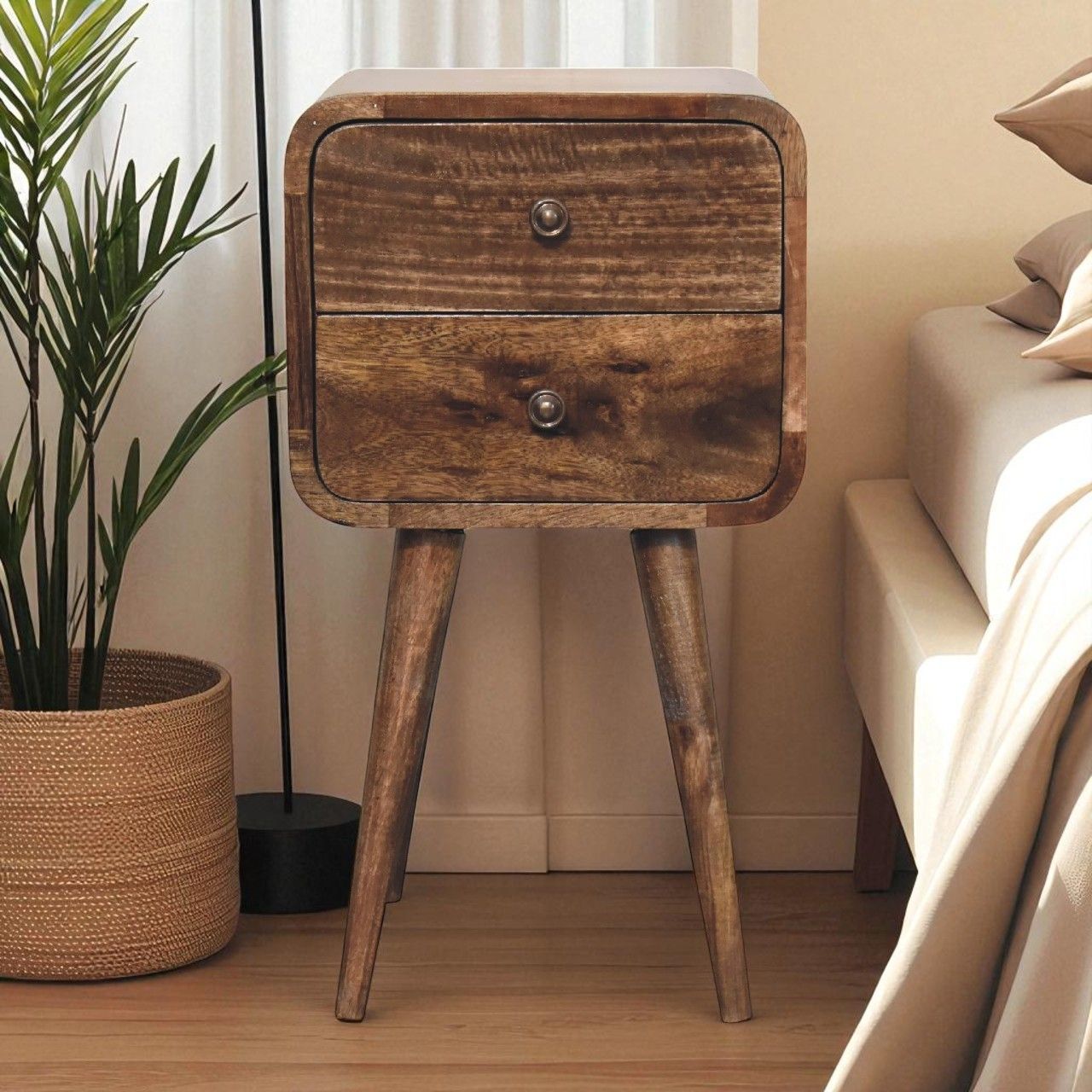 Curved Nightstand