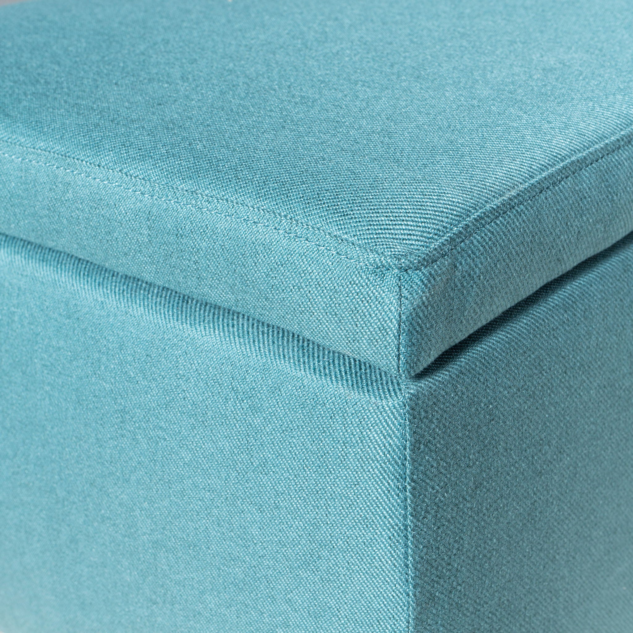 Contemporary Storage Ottoman Bench With Upholstery