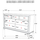 Barzini  California King Bedroom Set Black