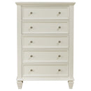 Sandy Beach 5-drawer Bedroom Chest Black