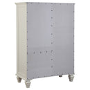 Sandy Beach 5-drawer Bedroom Chest Black