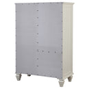 Sandy Beach 5-drawer Bedroom Chest Black