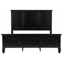 Sandy Beach  California King Bedroom Set Black
