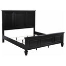 Sandy Beach  California King Bedroom Set Black