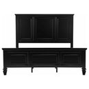 Sandy Beach  California King Bedroom Set Black