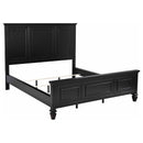 Sandy Beach  California King Bedroom Set Black