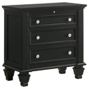 Sandy Beach  California King Bedroom Set Black