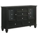 Sandy Beach  California King Bedroom Set Black